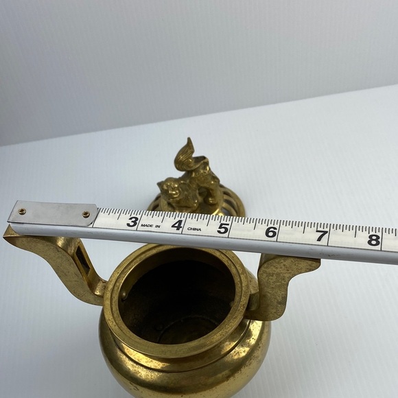Vintage Brass Incense Burner Lion - Picture 14 of 14